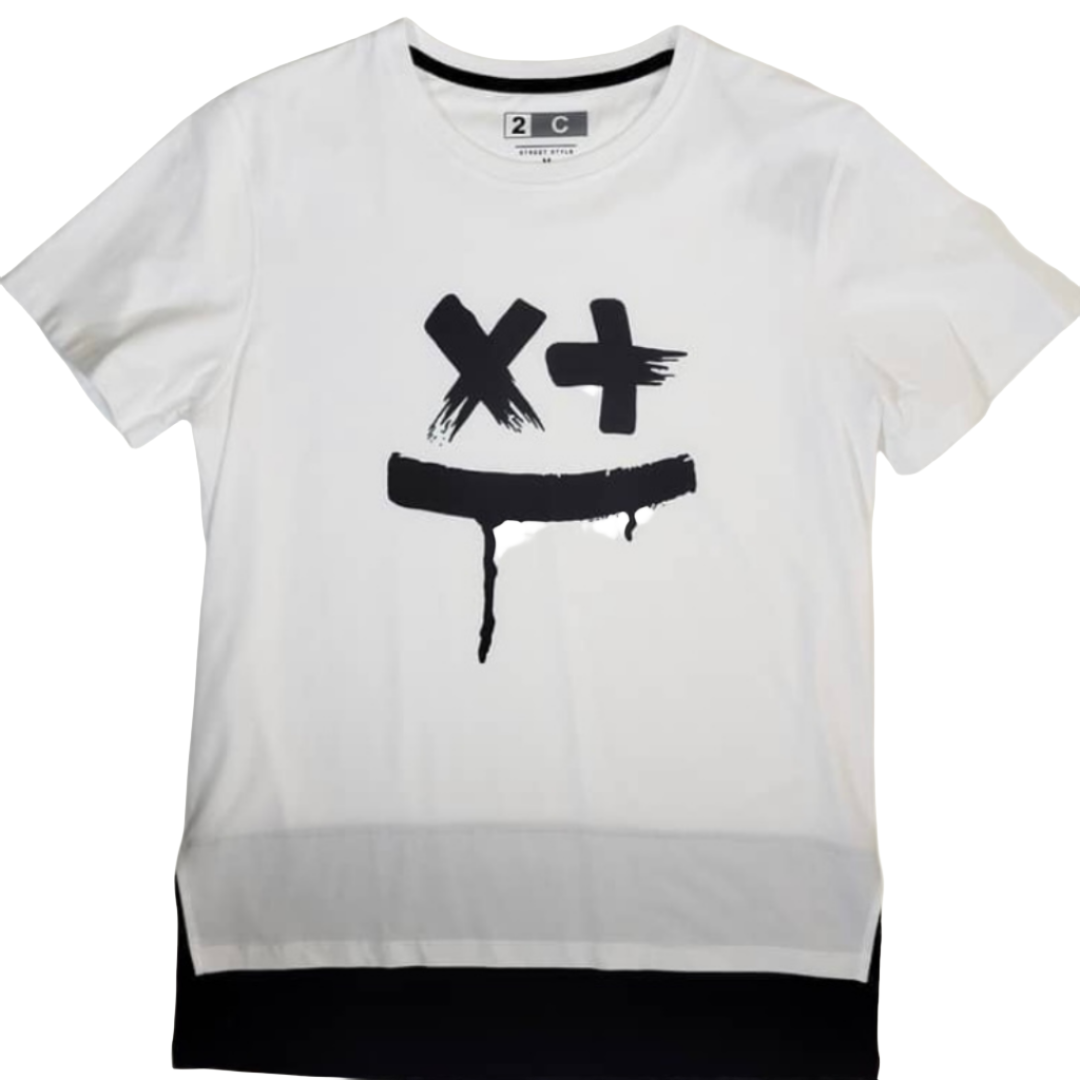 Unisex Short Sleeve White Cotton Shirt