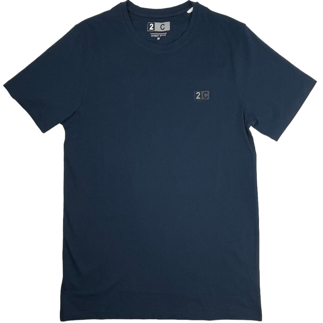 All-Day Comfort Unisex Navy Cotton Tee