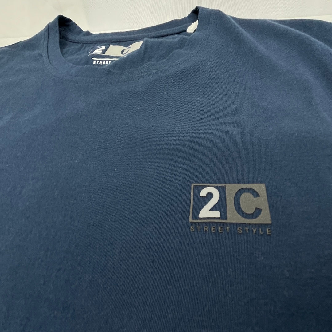 All-Day Comfort Unisex Navy Cotton Tee