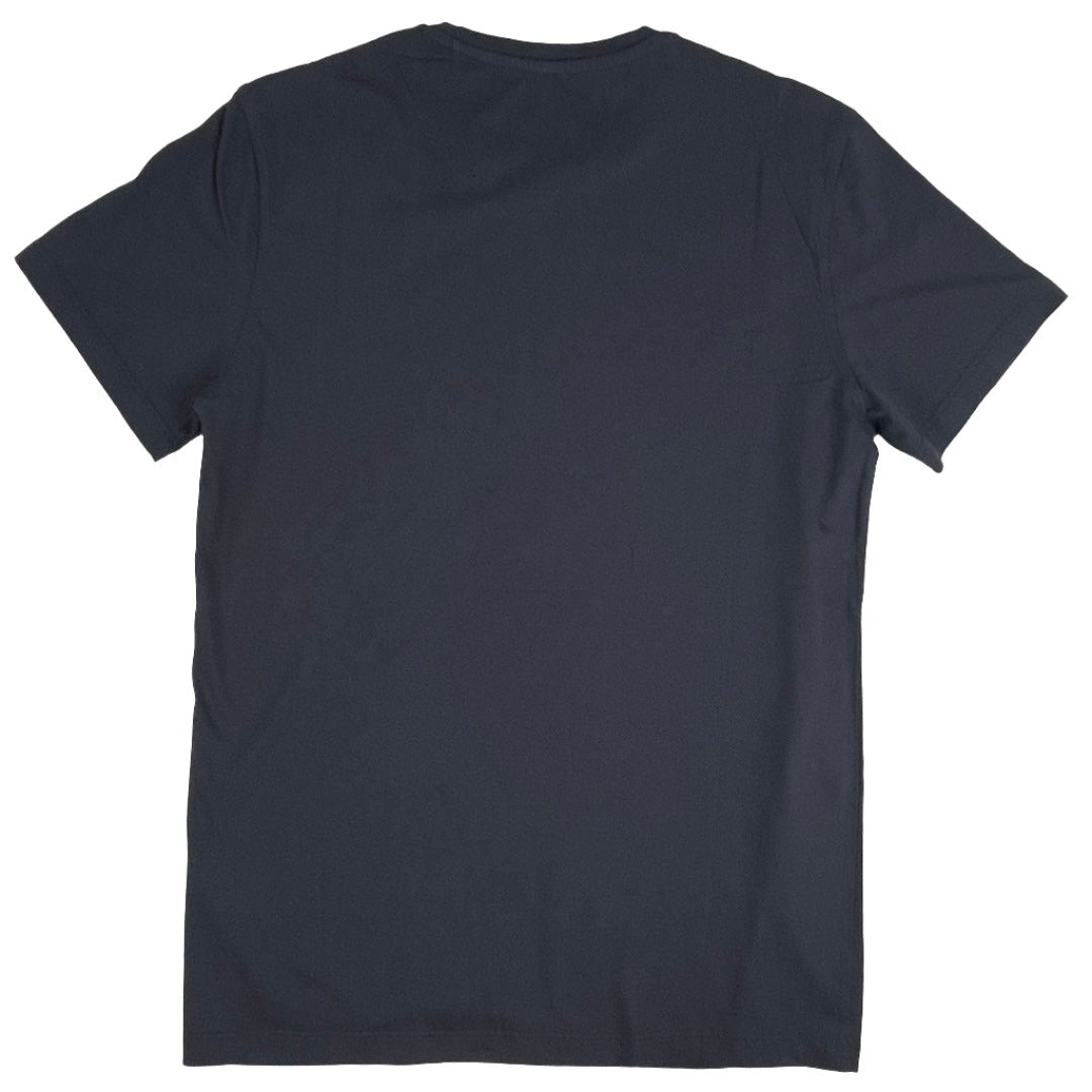 Regular Fit Simple Crew Neck Dark Grey Cotton T-shirt