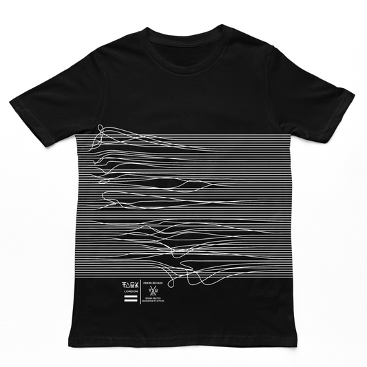 One-Line fitted Black shirts