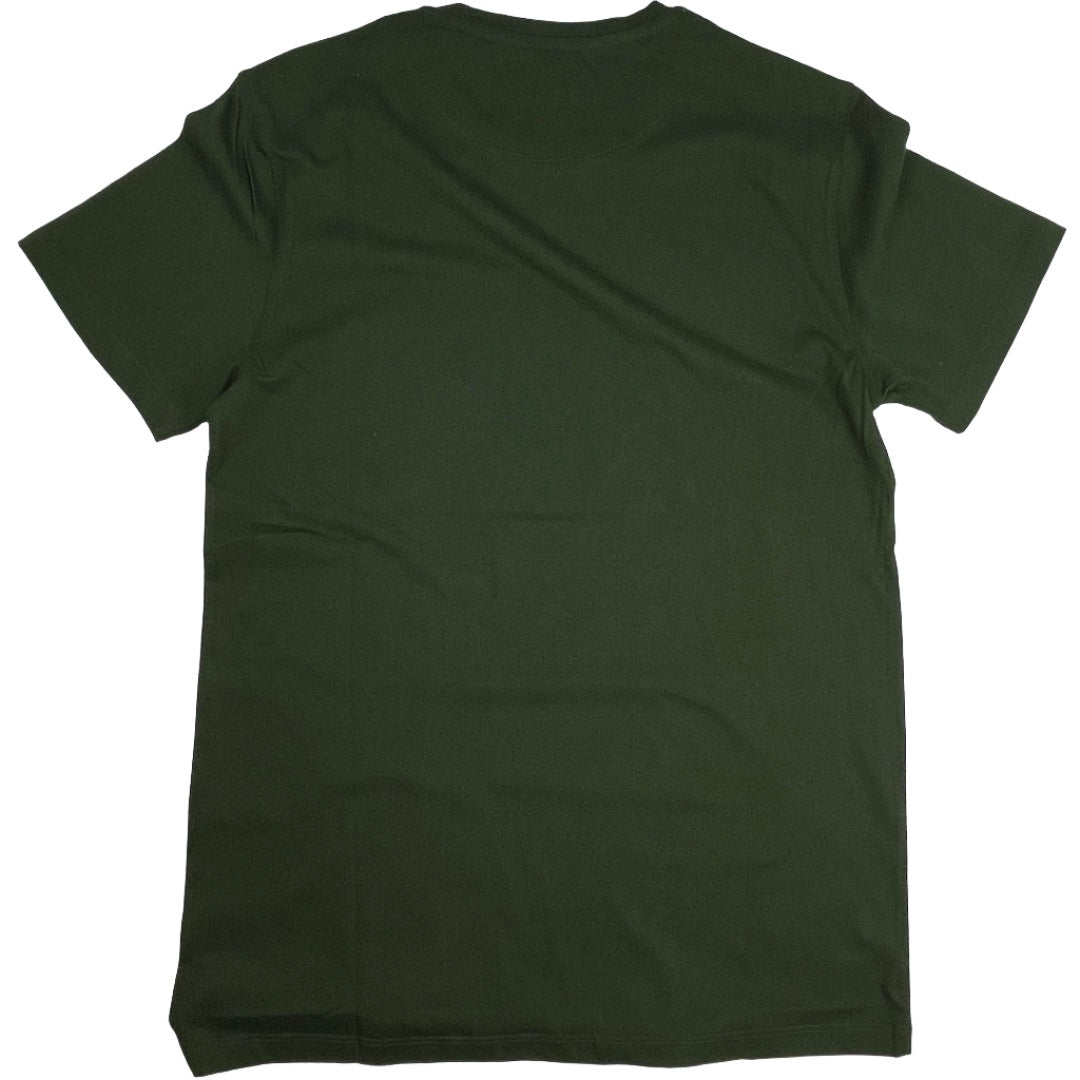 Simple Unisex Classic Green Cotton Shirt