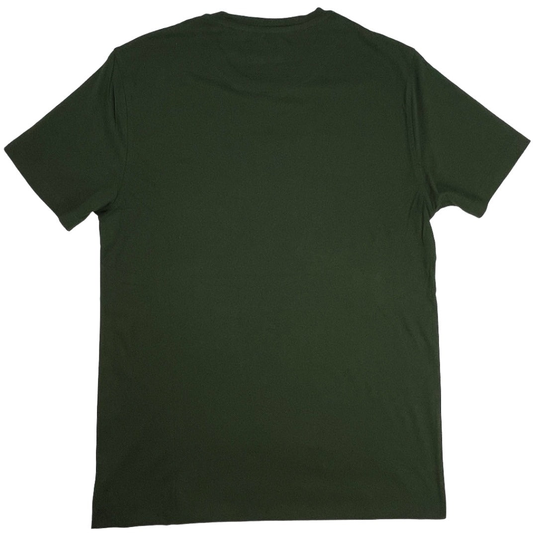 Simple Unisex Classic Green Cotton Shirt