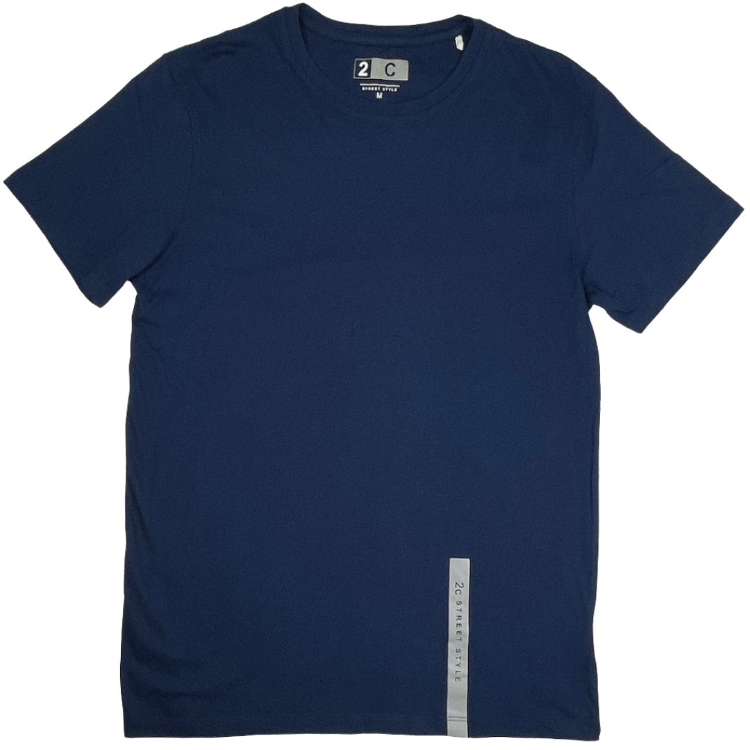 Simple Unisex Classic Blue Cotton Shirt