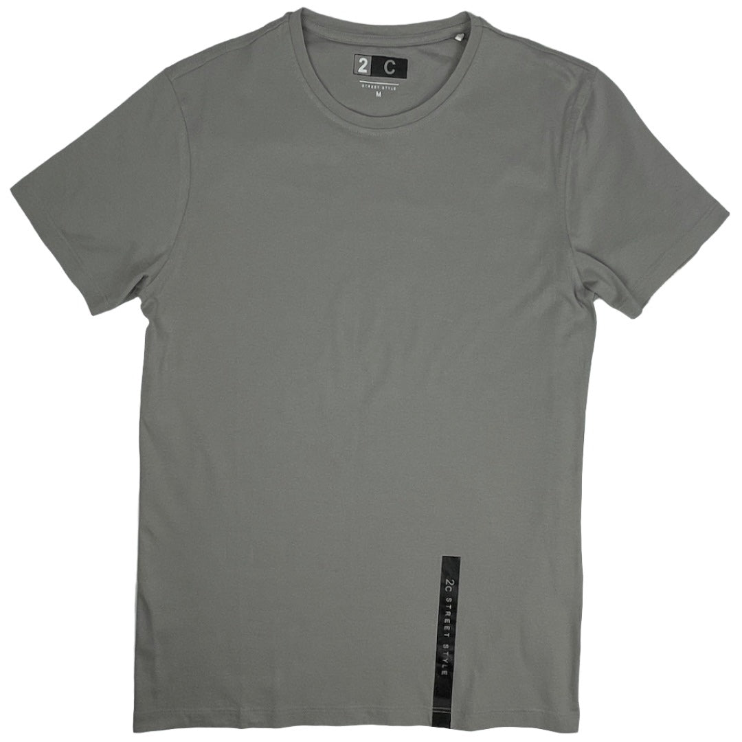 Simple Unisex Classic Light Grey Cotton Shirt