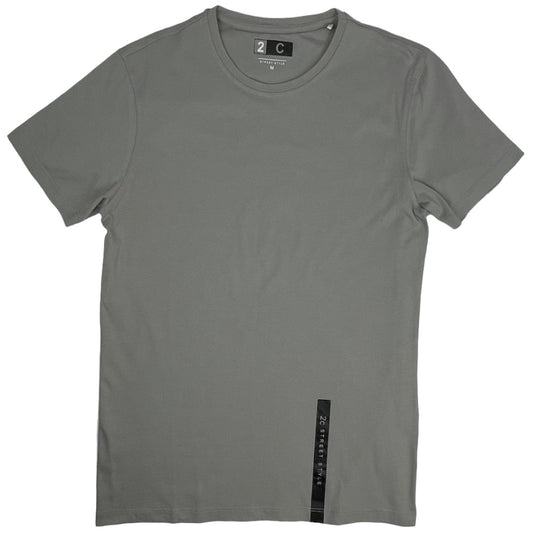 Simple Unisex Classic Light Grey Cotton Shirt