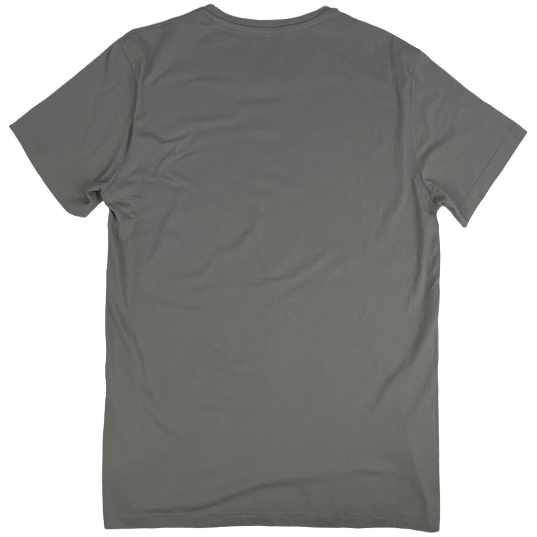 Simple Unisex Classic Light Grey Cotton Shirt