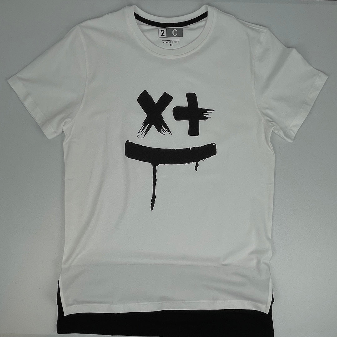 Unisex Short Sleeve White Cotton Shirt