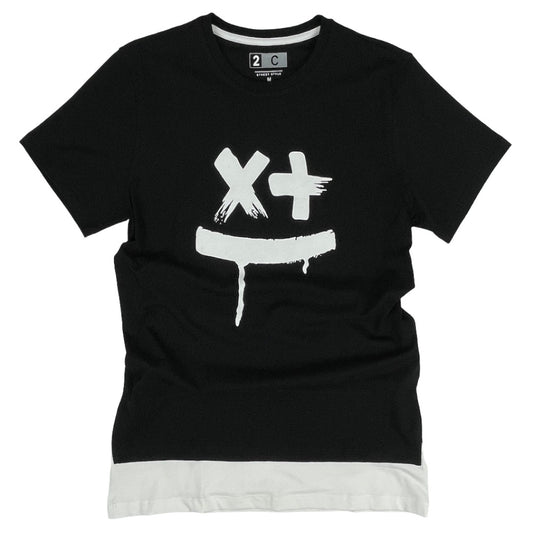 Unisex Short Sleeve Black Cotton Shirt