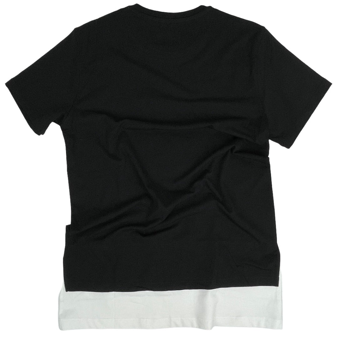 Unisex Short Sleeve Black Cotton Shirt