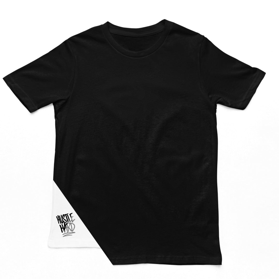 KQ Hustle Hard Minimalist Cotton T-Shirt